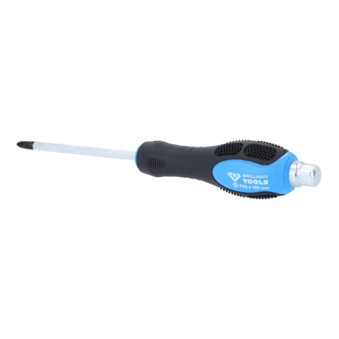 Brilliant Tools Cacciavite a croce con calotta di percussione, PH2