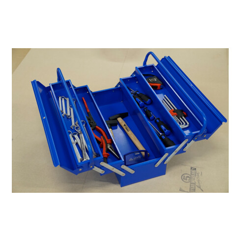 Brilliant Tools Caisse à outils métallique, rabattable