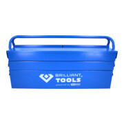 Brilliant Tools Caisse à outils métallique, rabattable-5
