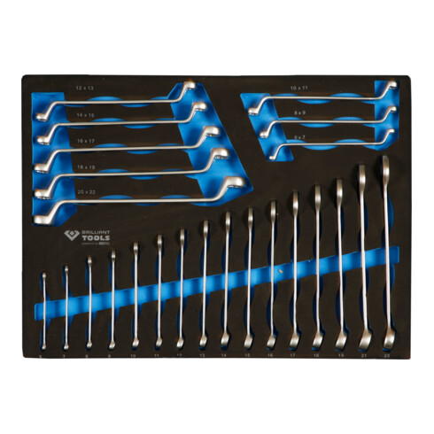 Brilliant Tools Carrello con 7 cassetti e 473 attrezzi