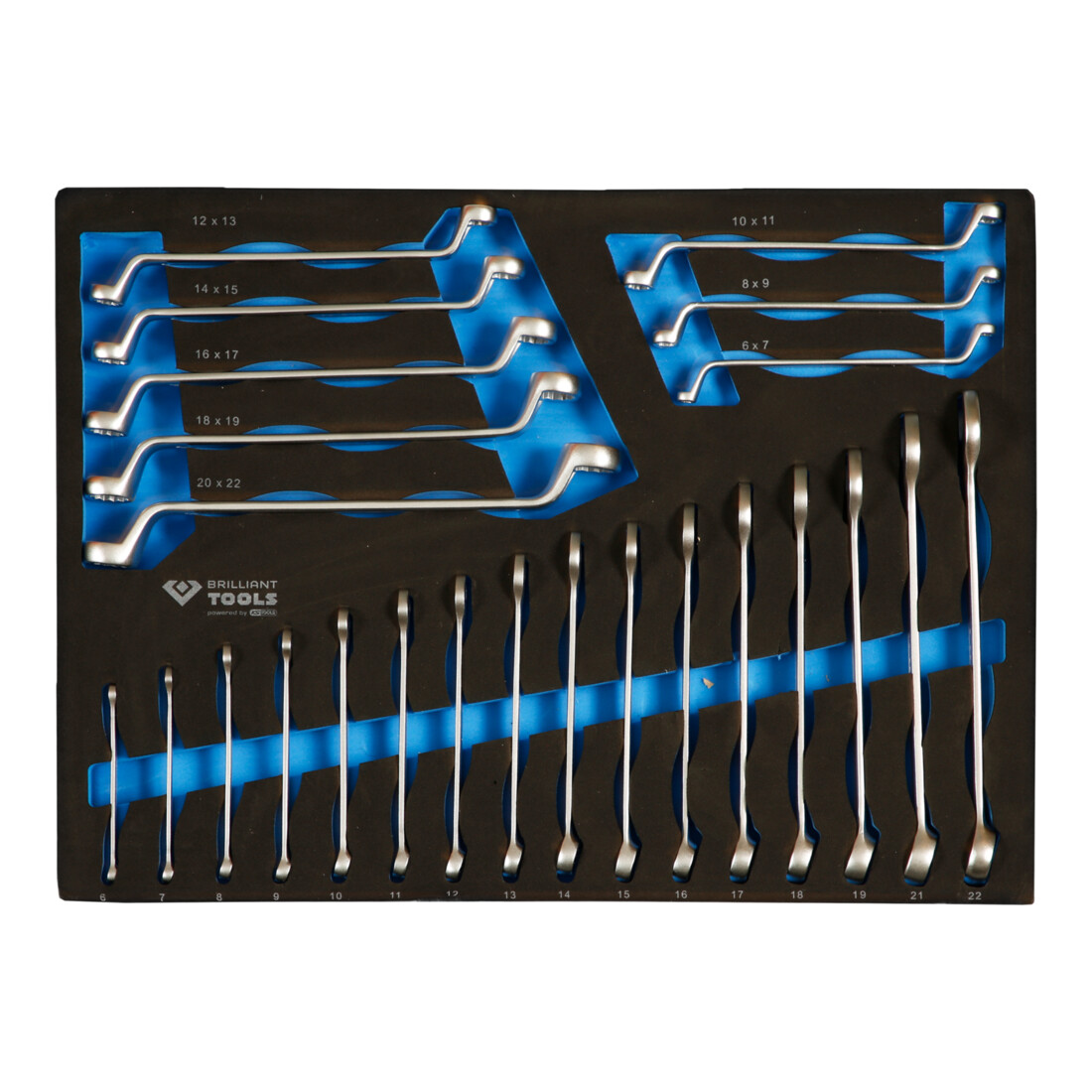 Brilliant Tools Carrello con 7 cassetti e 473 attrezzi