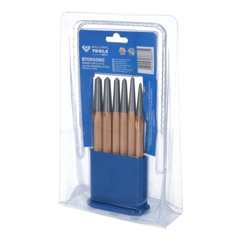 Brilliant Tools Centerpuntset, 6-dlg