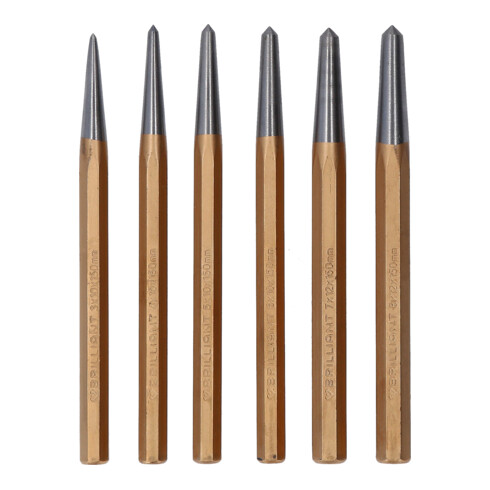 Brilliant Tools Centerpuntset, 6-dlg
