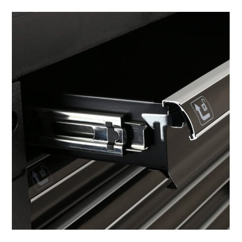 Brilliant Tools Chariot d’atelier avec 7 tiroirs et 473 outils