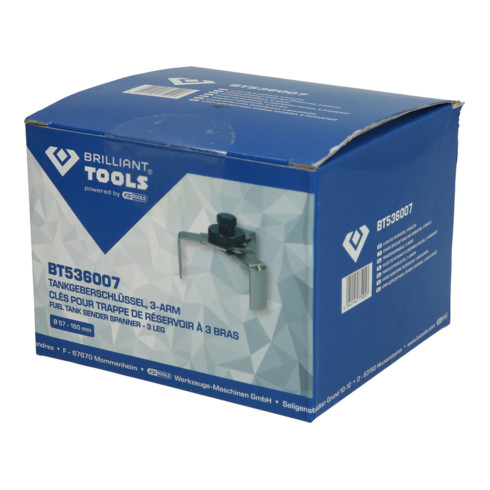Brilliant Tools Chiave bocchettone per serbatoio, 3 bracci