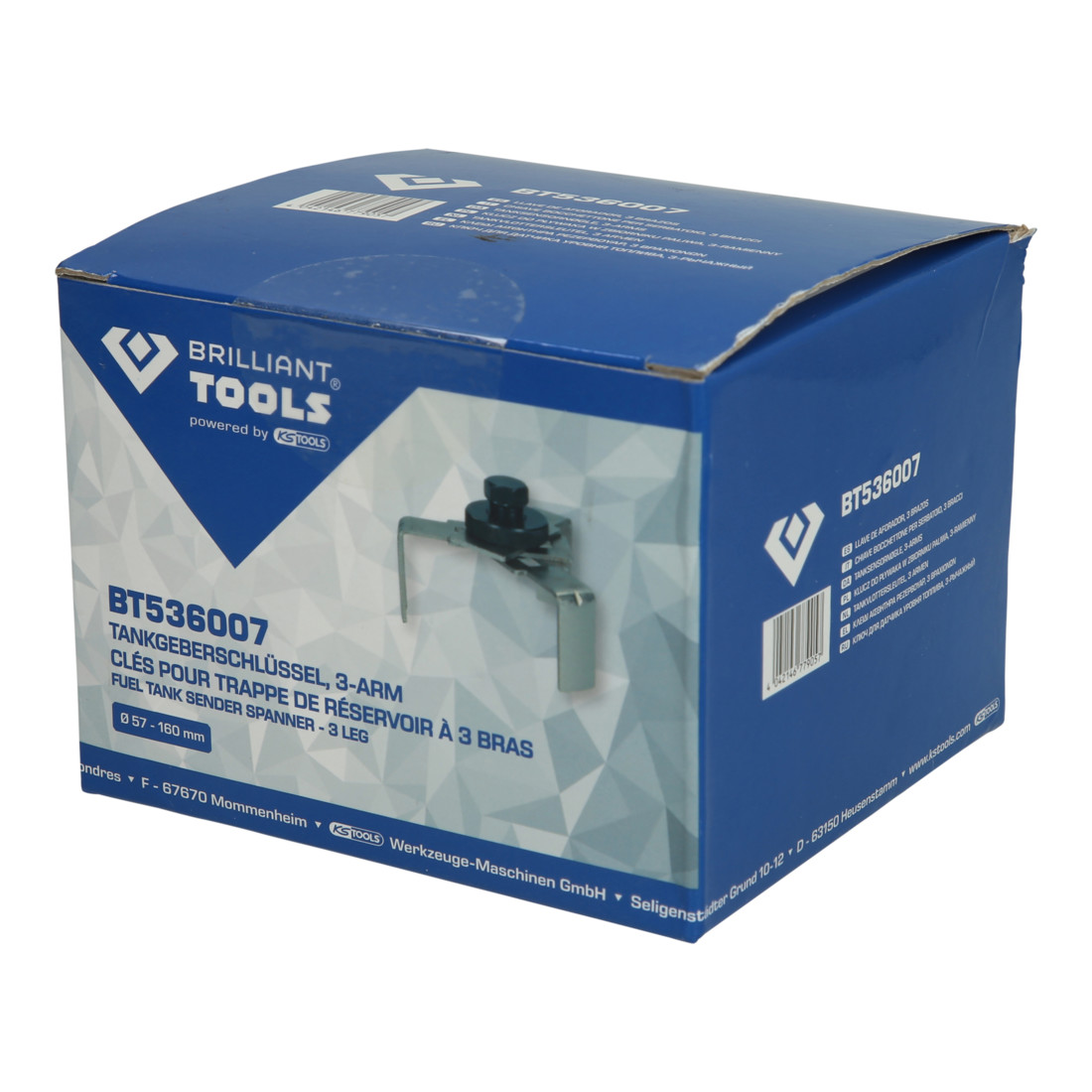 Brilliant Tools Chiave bocchettone per serbatoio, 3 bracci