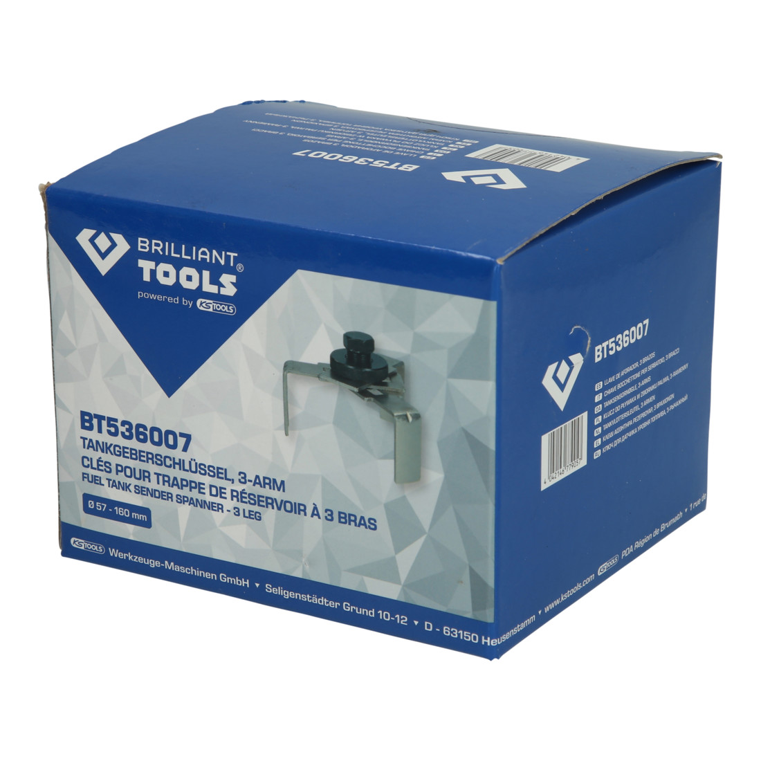 Brilliant Tools Chiave bocchettone per serbatoio, 3 bracci