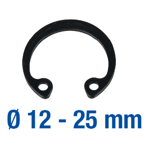 Brilliant Tools Circlip tang voor binnenringen, recht, 125 mm