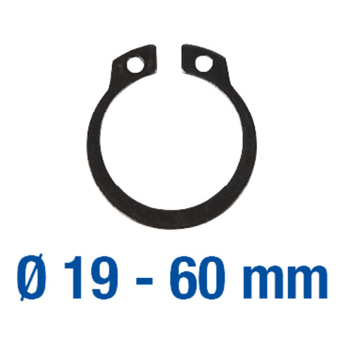 Brilliant Tools Circlip tang voor buitensluitringen, gebogen, 175 mm