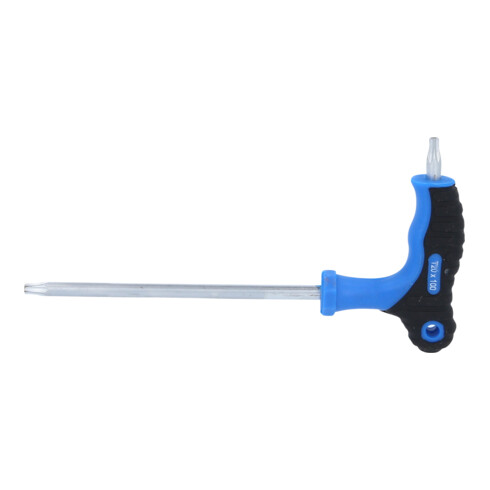 Brilliant Tools Clé à ergot T-Griff TX avec trou frontal T25 x 150 mm