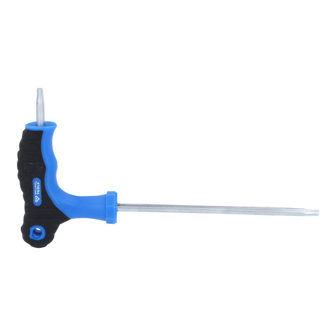 Brilliant Tools Clé à ergots T-Griff TX T15 x 100 mm avec trou frontal