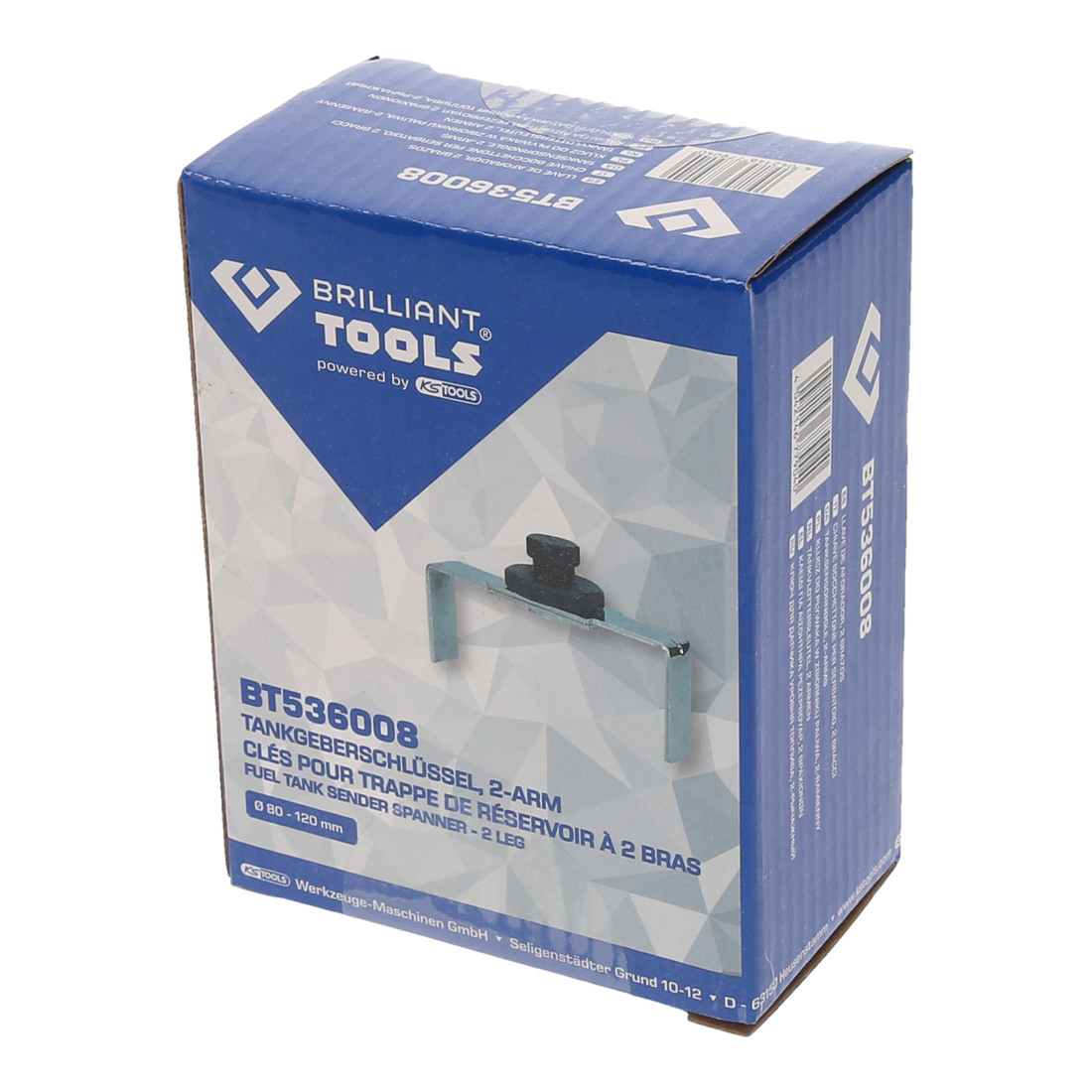 Brilliant Tools Clés pour trappe de réservoir à 2 bras