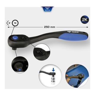 Brilliant Tools Cliquet 1/2''