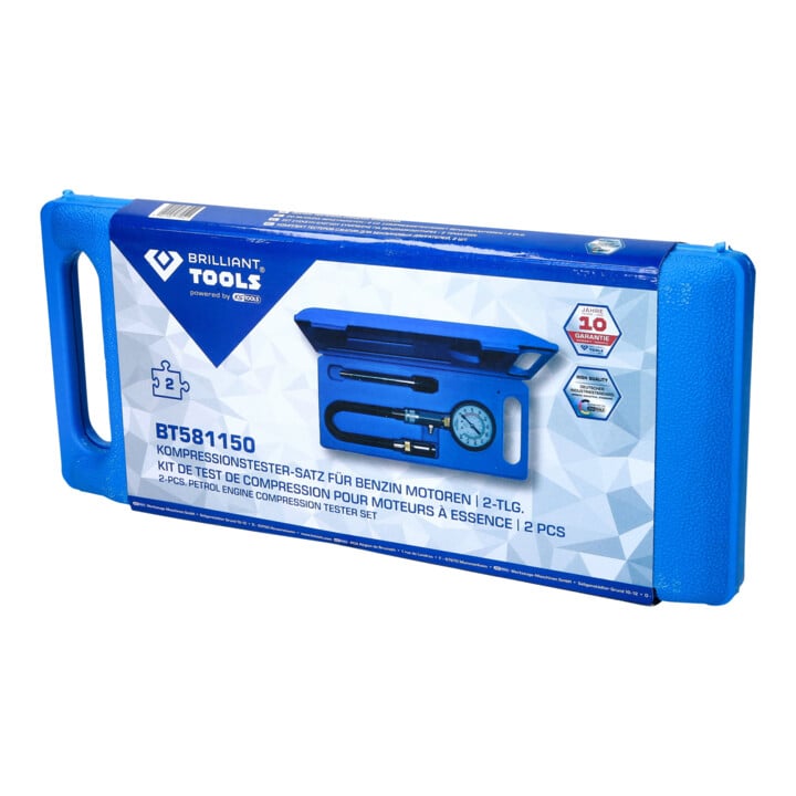 Brilliant Tools Coffret de contrôle de compression pour moteurs à essence, 2 pcs