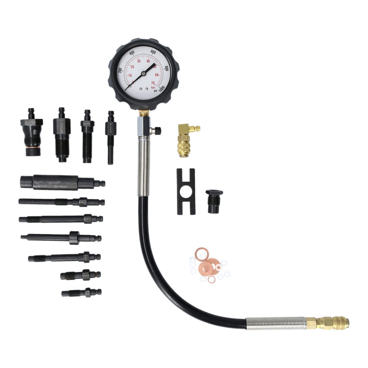 Brilliant Tools Coffret de contrôle de compression pour moteurs diesel, 15 pcs
