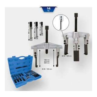 Brilliant Tools Coffret d'extrateur universel, 14 pcs