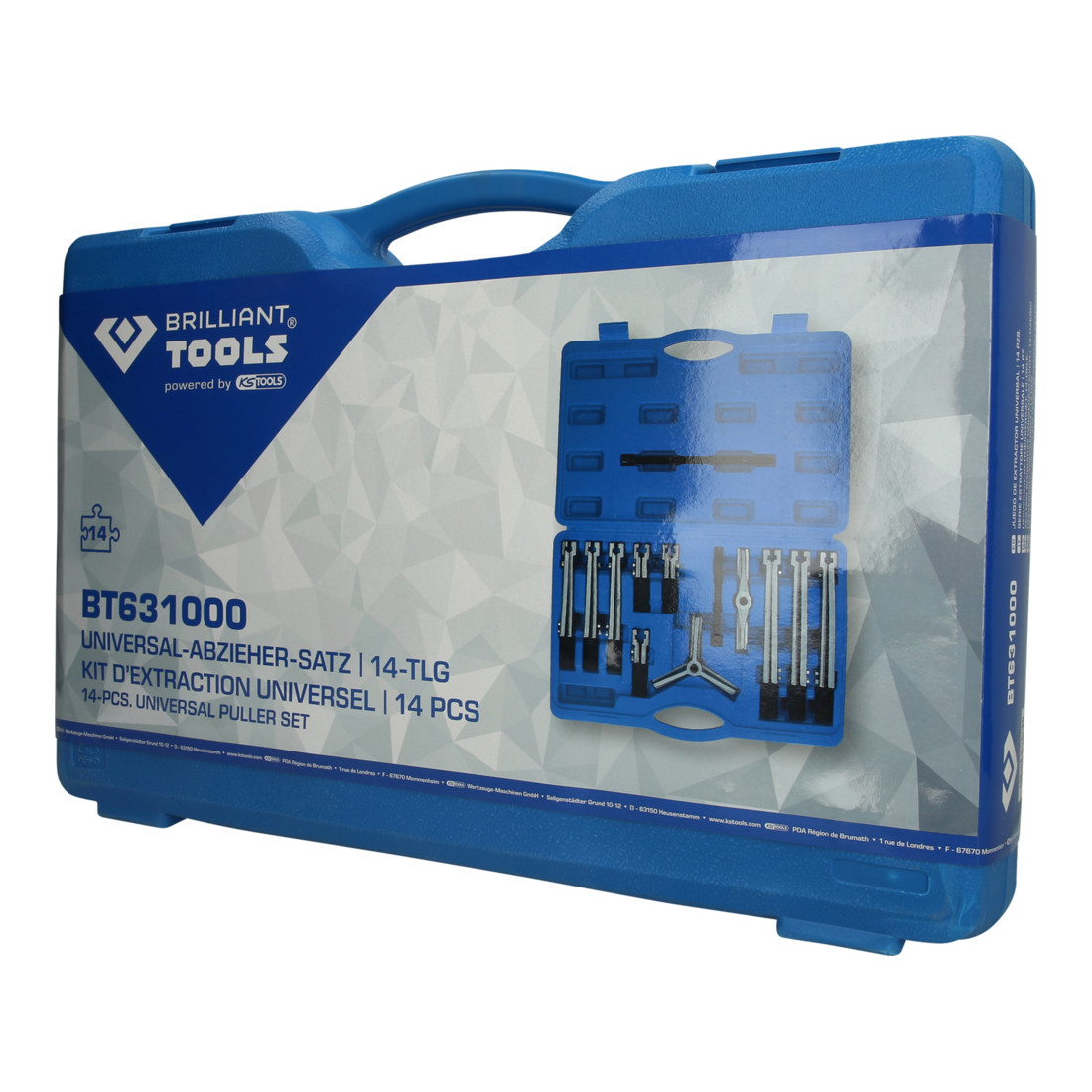 Brilliant Tools Coffret d'extrateur universel, 14 pcs