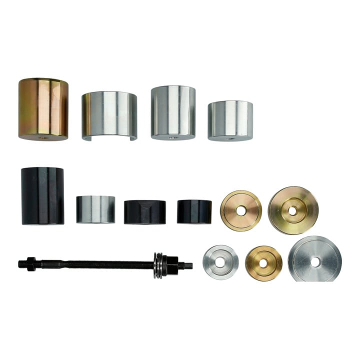 Brilliant Tools Coffret d'outils pour silent-blocs, pour BMW, 14 pcs pour E36, E46, E38, E39, E60, E61, E31, E90, E91