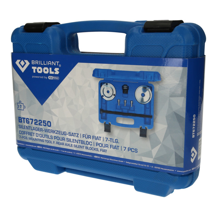 Brilliant Tools Coffret d'outils pour silent-blocs, pour Fiat Stilo, Bravo, 7 pcs