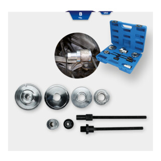 Brilliant Tools Coffret d'outils pour silent-blocs, pour VW Polo 9N, 8 pcs