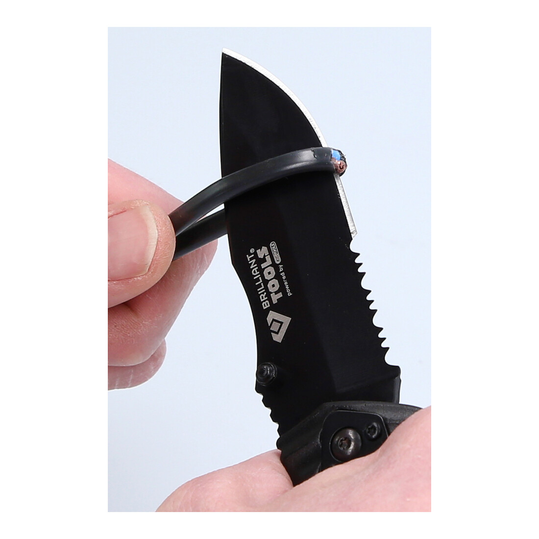 Brilliant Tools Coltellino pieghevole con fermo e custodia