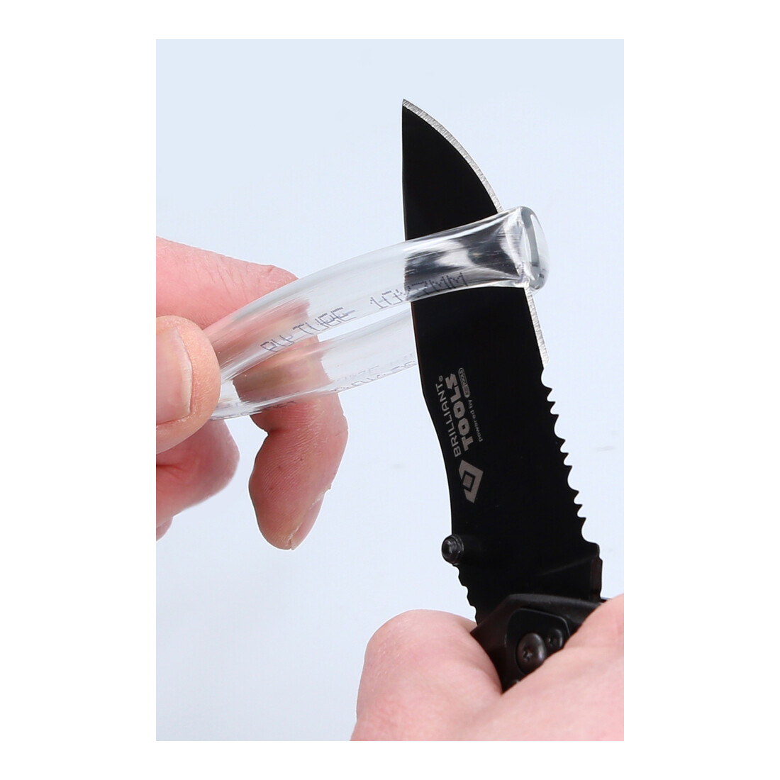 Brilliant Tools Coltellino pieghevole con fermo e custodia