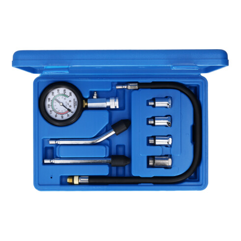 Brilliant Tools Compressietesterset benzinemotoren, 8-dlg