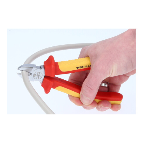 Brilliant Tools Coupe-câbles diagonal VDE, 160 mm