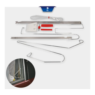 Brilliant Tools Deuropenerset auto, 9-dlg.