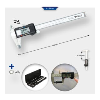 Brilliant Tools Digitaler Messschieber