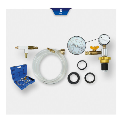 Brilliant Tools Dispositif de remplissage et de purge, 6 pcs