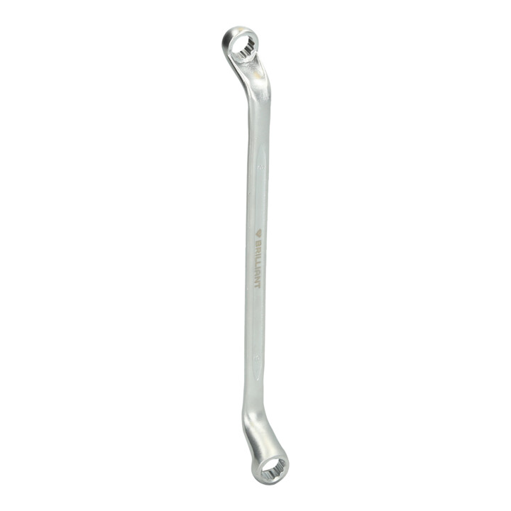 Brilliant Tools Doppel-Ringschlüssel, gekröpft, 8 x 9 mm