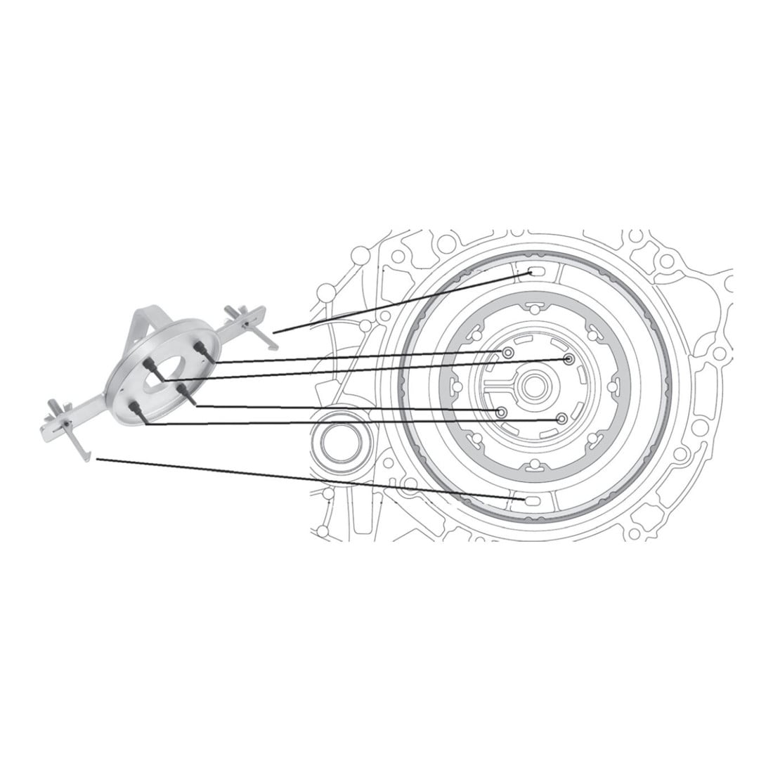 Brilliant Tools Doppelkupplungs-Werkzeug für Volvo, Ford, Chrysler und Dodge