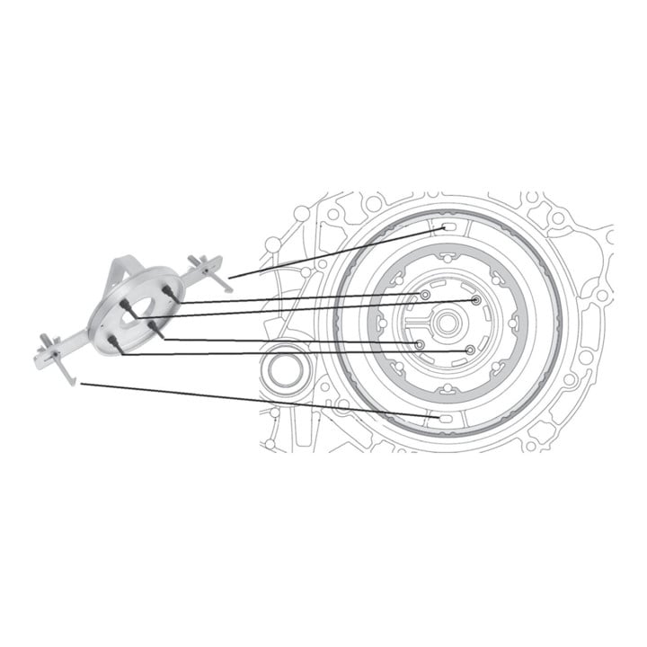 Brilliant Tools Doppelkupplungs-Werkzeug für Volvo, Ford, Chrysler und Dodge