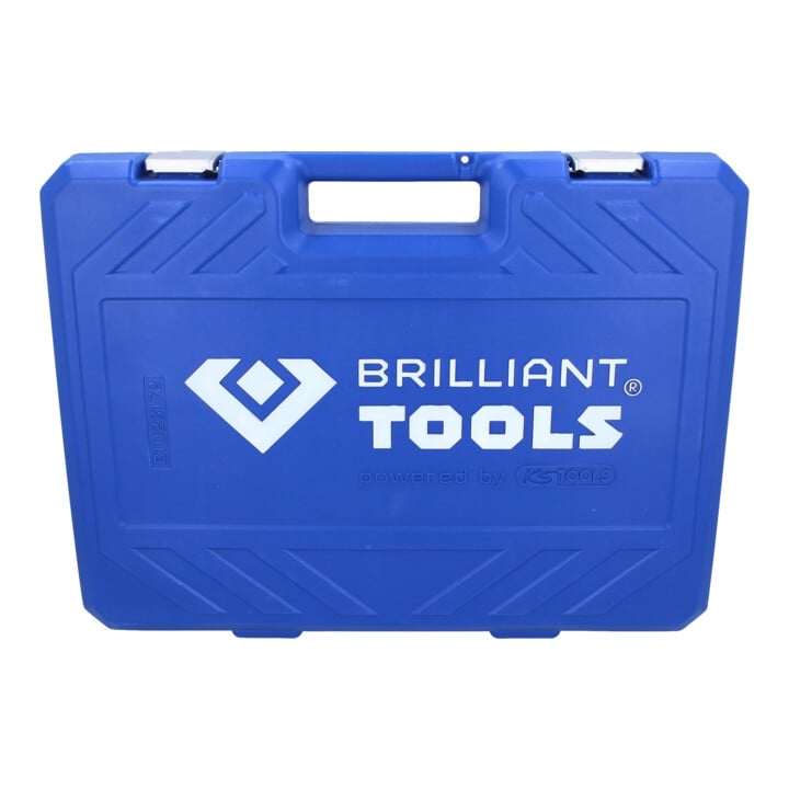 Brilliant Tools Dopsleutelset, 172 dlg, 1/4". 3/8", 1/2"