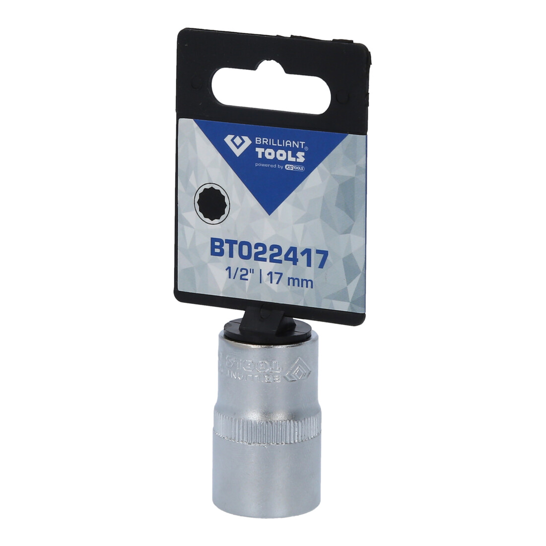 Brilliant Tools Douille 1/2" 12 pans, 17 mm