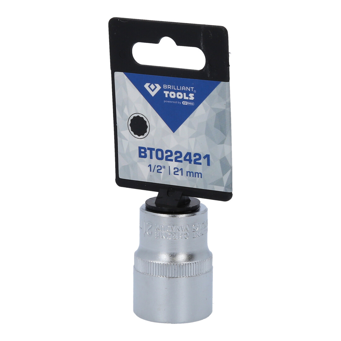 Brilliant Tools Douille 1/2" 12 pans, 21 mm