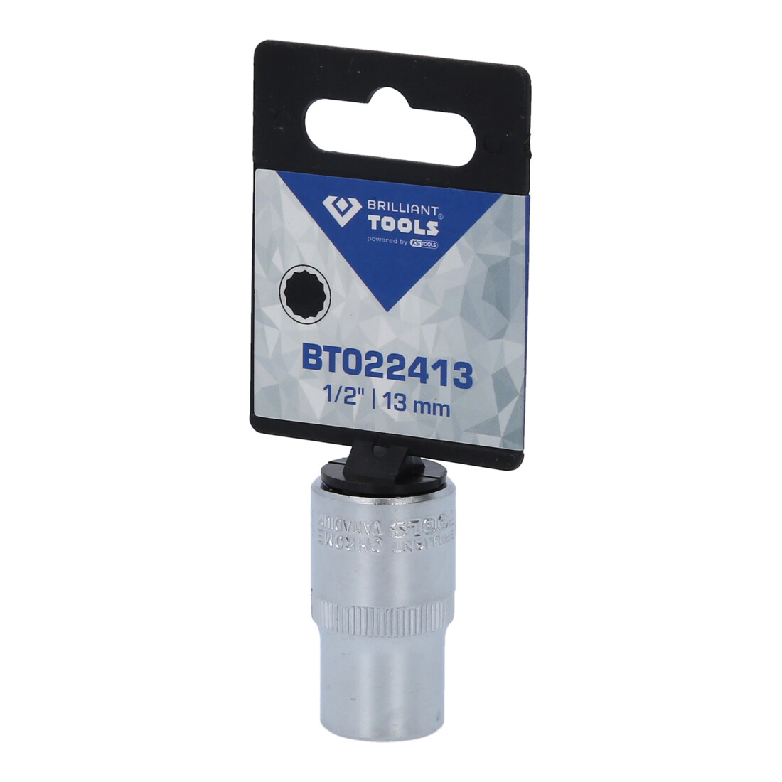 Brilliant Tools Douille 1/2" douze pans, 13 mm