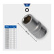 Brilliant Tools Douille 6 pans 1/2", 32 mm