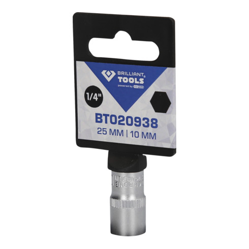 Brilliant Tools - Douille hexagonale de 1/4 de pouce