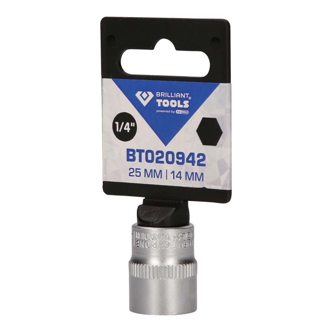 Brilliant Tools - Douille hexagonale de 1/4 de pouce