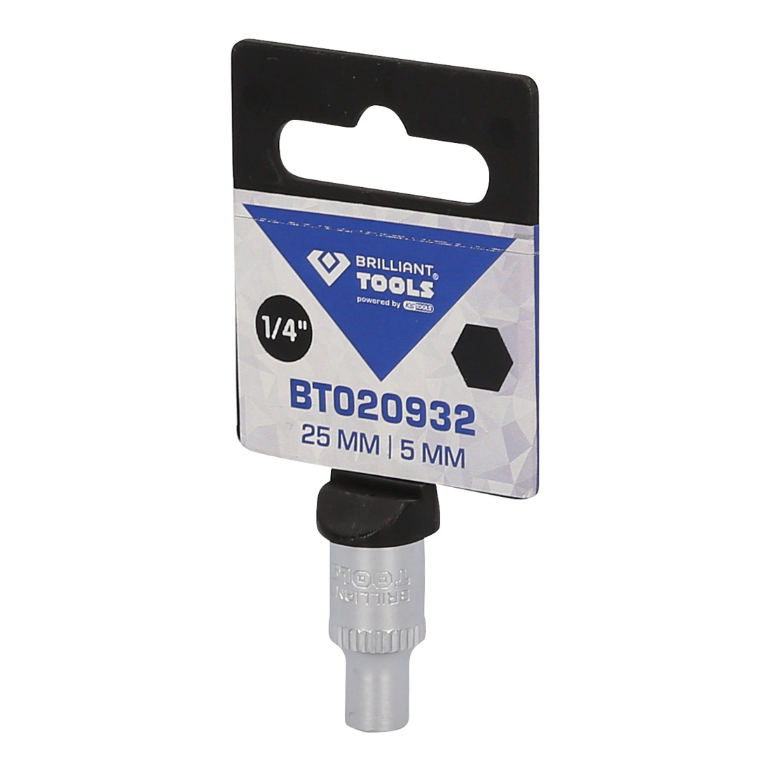 Brilliant Tools - Douille hexagonale de 1/4 de pouce