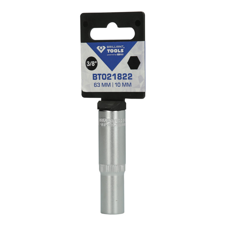 Brilliant Tools Douille 6 pans 3/8", version longue, 10 mm