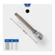 Brilliant Tools Douille denture multiple 1/2", longueur 140 mm, M6