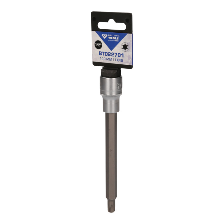 Brilliant Tools Douille TX 1/2", longueur 140 mm, T45