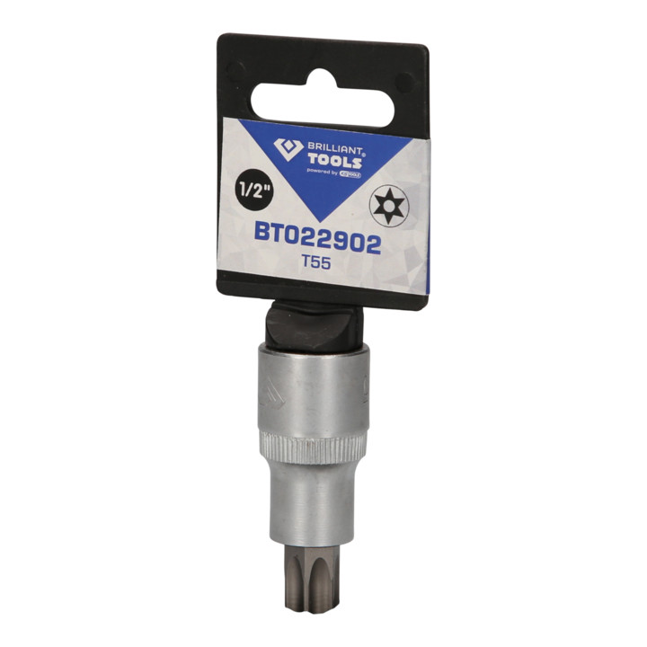 Brilliant Tools Douille TX 1/2" percée, TB55