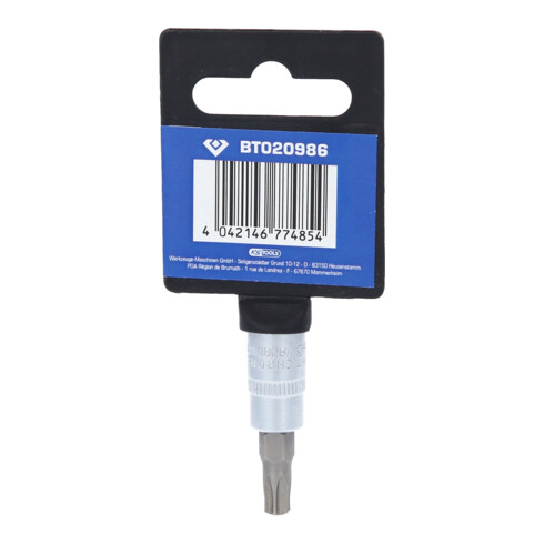 Brilliant Tools Douille de mèche TX de 1/4 de pouce, avec trou d'extrémité