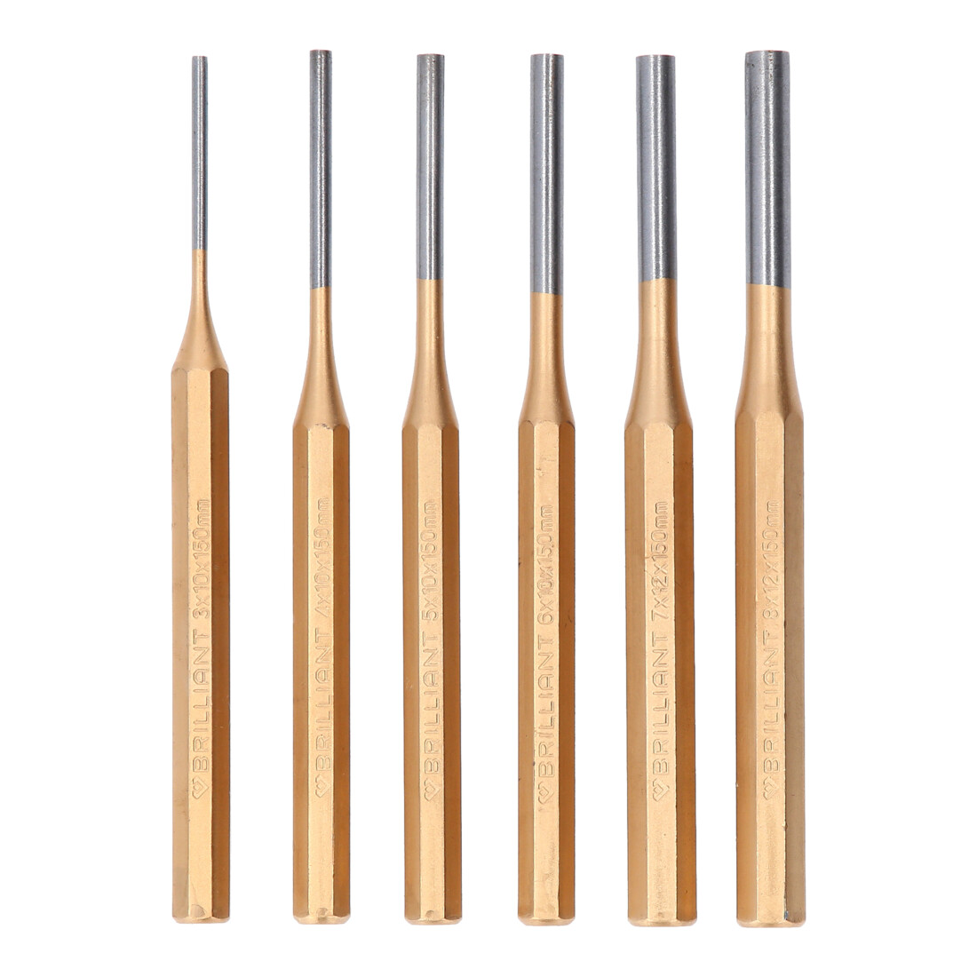Brilliant Tools Drevelset, 6 dlg
