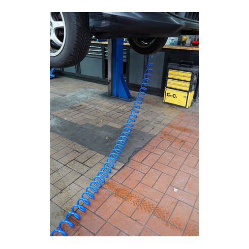 Brilliant Tools Druckluft-Spiralschlauch