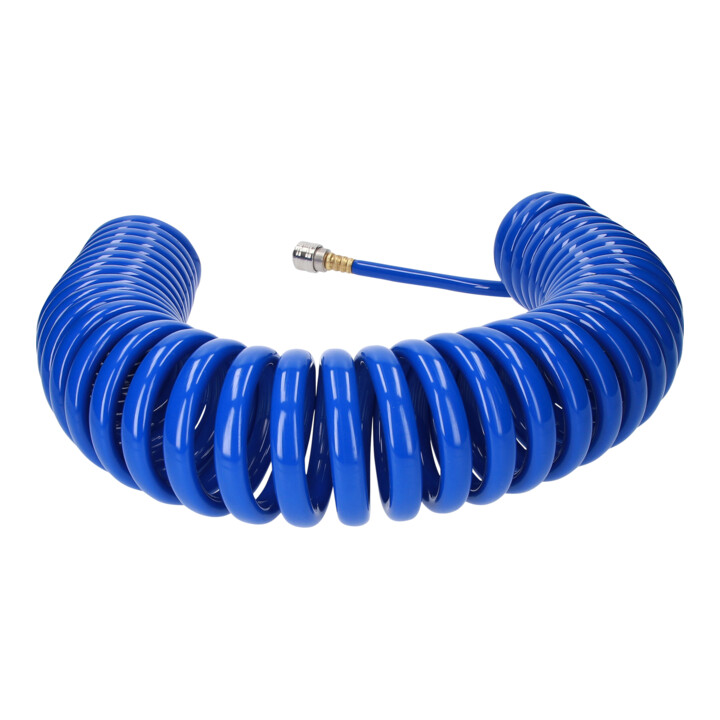 Brilliant Tools Druckluft-Spiralschlauch Durchmesser 10 mm, 10 meter
